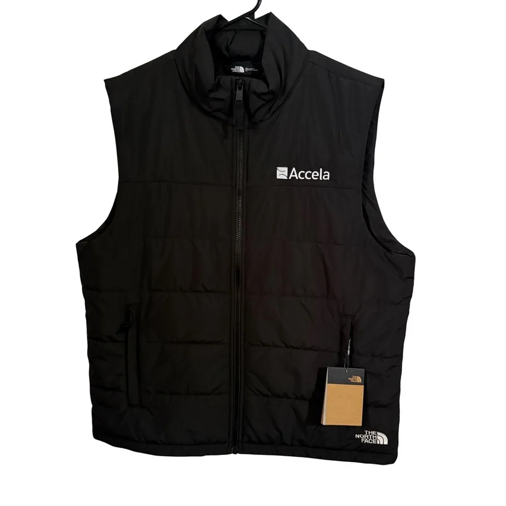 The North Face Everyday HeatSeeker Eco Insulated Vest Mens L Black Puffer‎ *READ